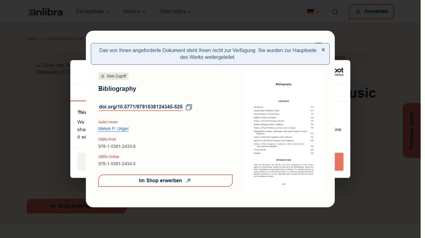 Historical Dictionary of Choral Music - Inlibra